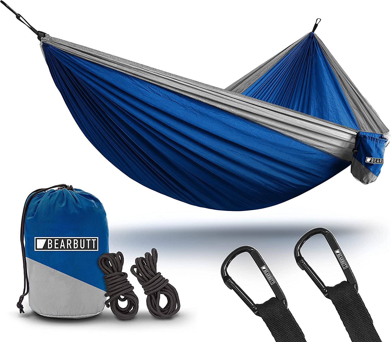 2 Person Portable Hammock - Backpacking to Camping - Double Hammock for Travel & Outdoor