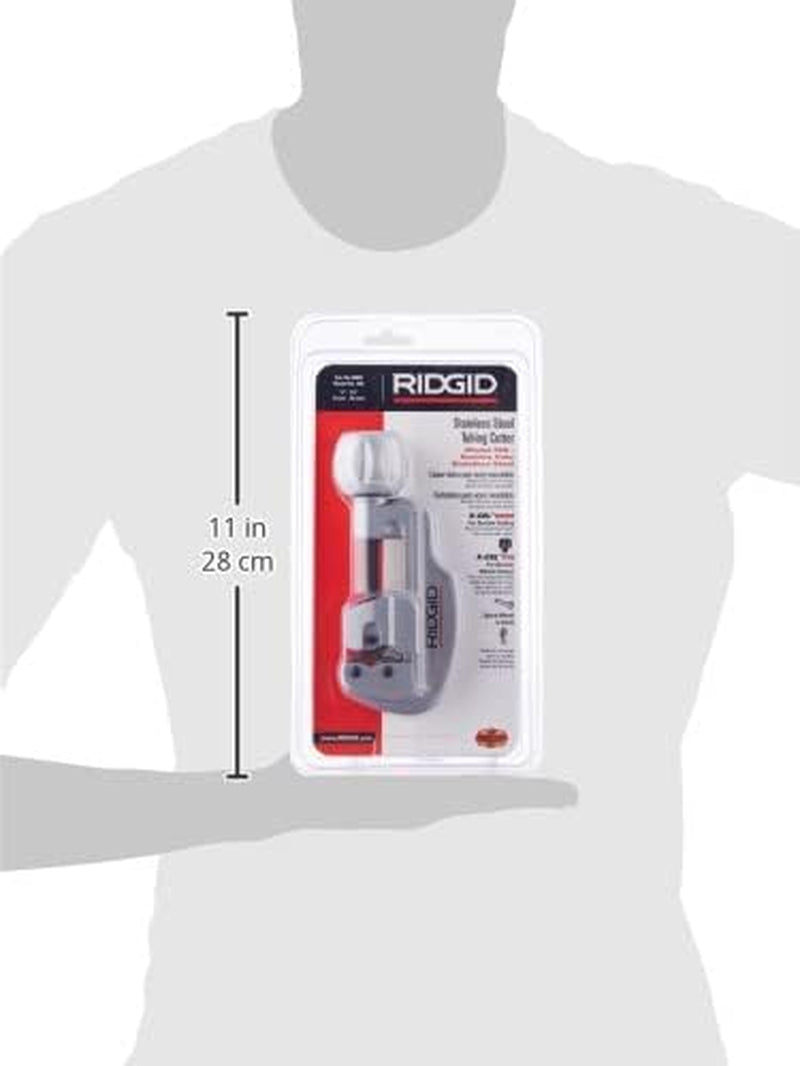 29963 Model 35S 1/4" to 1-3/8" Stainless Steel Tubing Cutter with X-CEL Knob, Silver