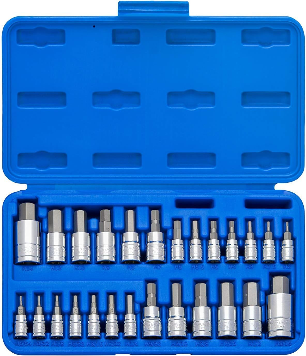 Ultimate 26-Piece Tamper-Proof Hex Bit Socket Set | SAE & Metric Sizes Included
