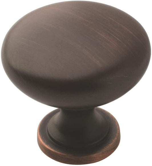 , Oil Rubbed Bronze | 1-1/4 Inch (32 Mm) Diameter | Edona | 1 Pack | Drawer Knob | Cabinet Hardware