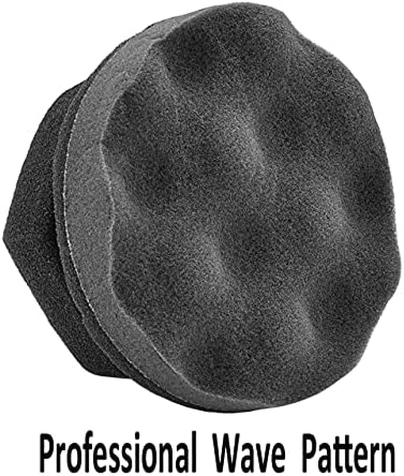 2 Pack Large Tire Shine Applicator Pad, Durable and Reusable Hex-Grip Tire Dressing Applicator Pad for Applying Tire Shine